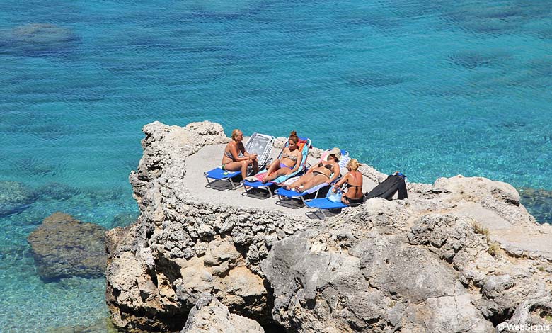 Anthony Quinn strand Rhodos